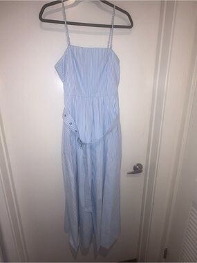 maxi future collective denim dress Future Collective | Dresses | Future Collective Cream Denim Apron Dress  Maxi Dress Size 4